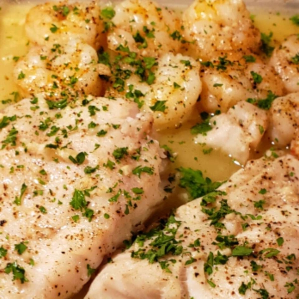 Seafood Bake for Two