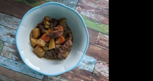 Slow Cooker Beef Stew with Mushrooms