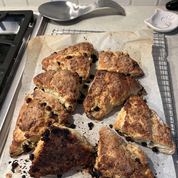 Raspberry-White Chocolate Scones