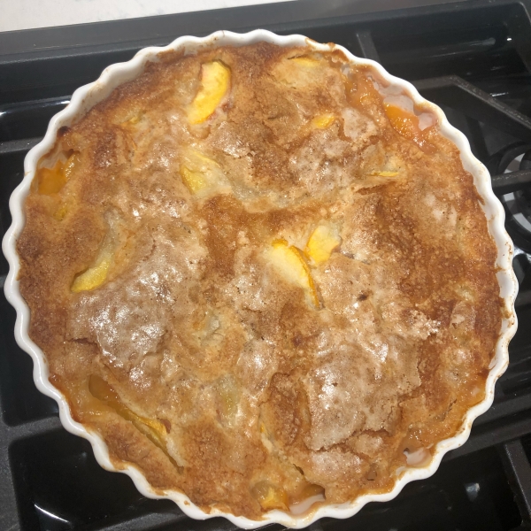 Crisp Peach Cobbler