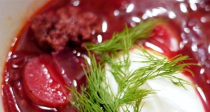 Ukrainian Red Borscht Soup