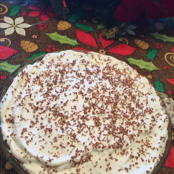 Chocolate Rum Mousse Pie