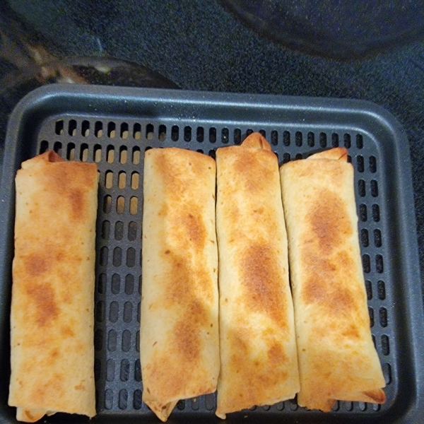 Air Fryer Chicken Taquitos