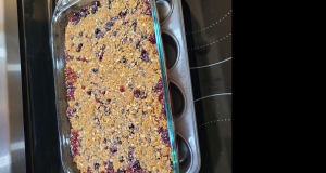 Easy Rhubarb Crisp