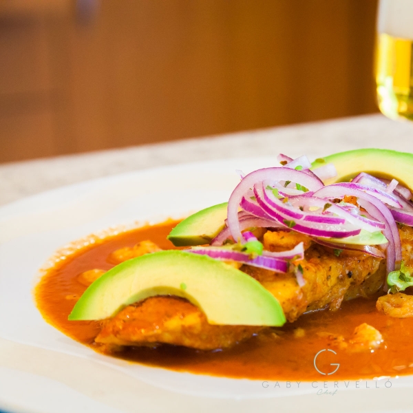 Pescado en Achiote (Mexican Fish in Annatto Sauce)