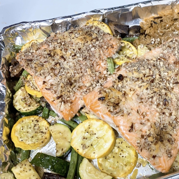 Steelhead Trout Sheet Pan Dinner