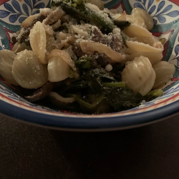 Broccoli Rabe with Portobello Mushroom