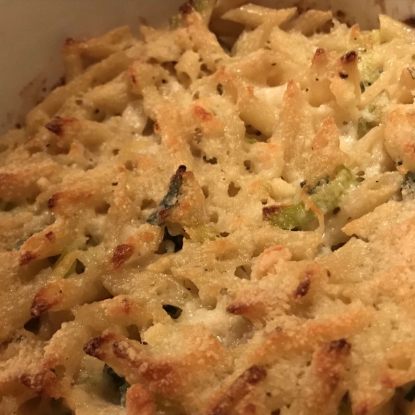 Garlic and Leek Ditalini