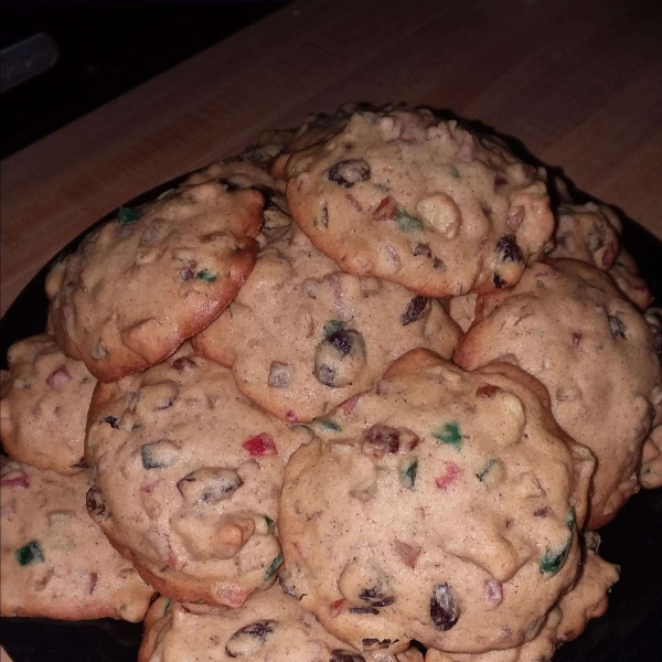 My Grandma's Fruitcake Cookies