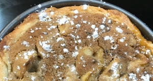 Caramelized Maple Apple Pie with Candied Bacon Crumble