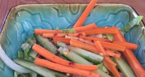 Korean Salad with Sesame Dressing