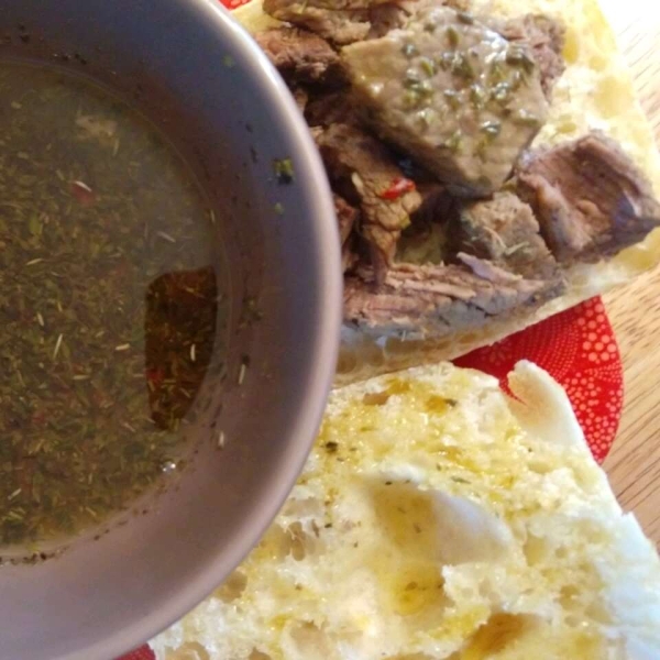 Chicago-Inspired Italian Beef Sandwich