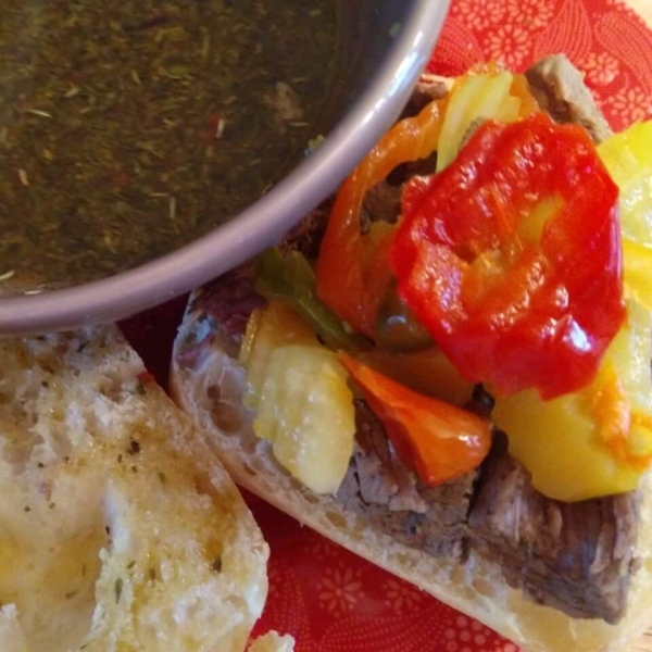 Chicago-Inspired Italian Beef Sandwich