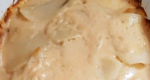 Healthier Creamy Au Gratin Potatoes