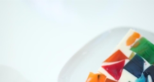 Stained Glass Gelatin Cake