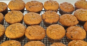 Mocha Chocolate Chip Banana Muffins