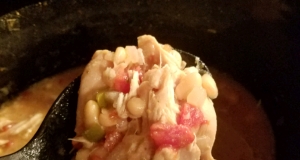 Slow Cooker White Chicken Chili from RO*TEL