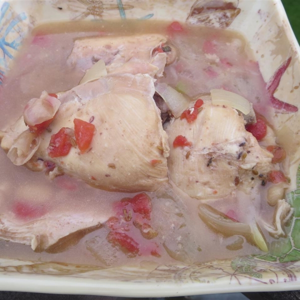 Slow Cooker White Chicken Chili from RO*TEL