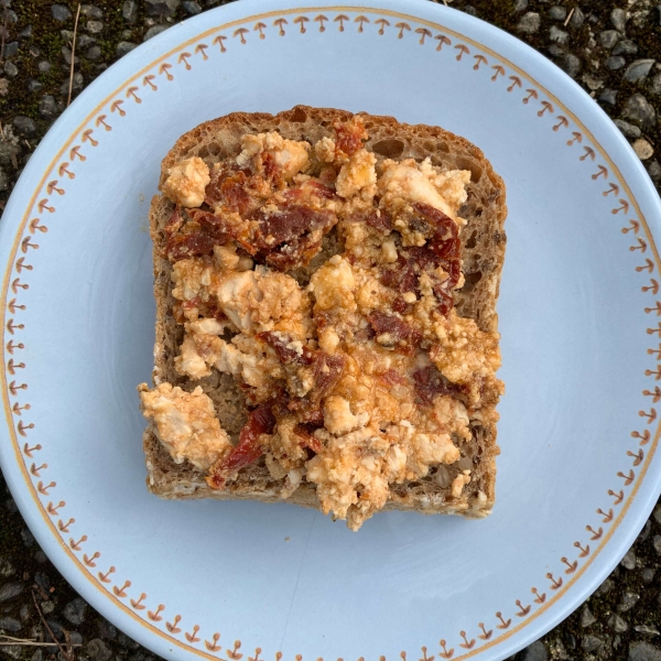 Baked Feta Spread with Sun-Dried Tomatoes