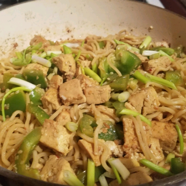Tamarind Tofu with Vegetables and Soba