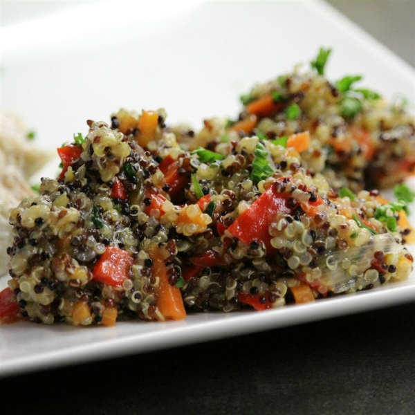 Quinoa and Pepper Pilaf