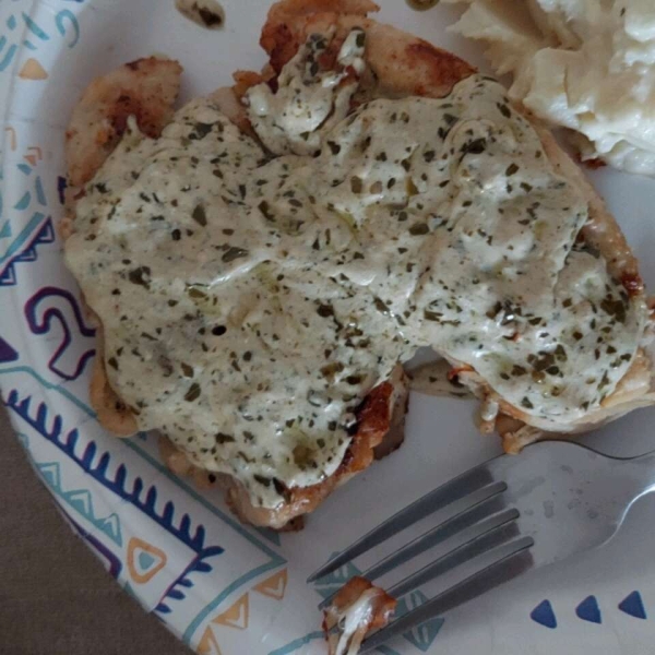 Philly Creamy Pesto Chicken