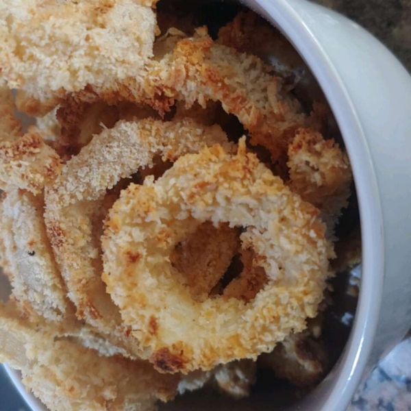 Oven-Baked Onion Rings
