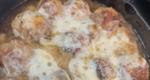 French Onion Chicken Meatballs