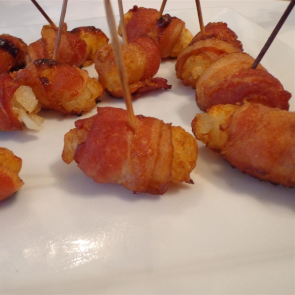 Bacon Wrapped Tater Tots