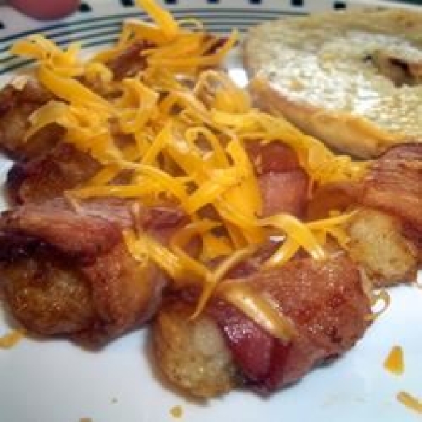 Bacon Wrapped Tater Tots