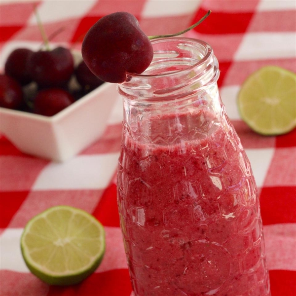 Cherry Berry Coconut Limeade Smoothie