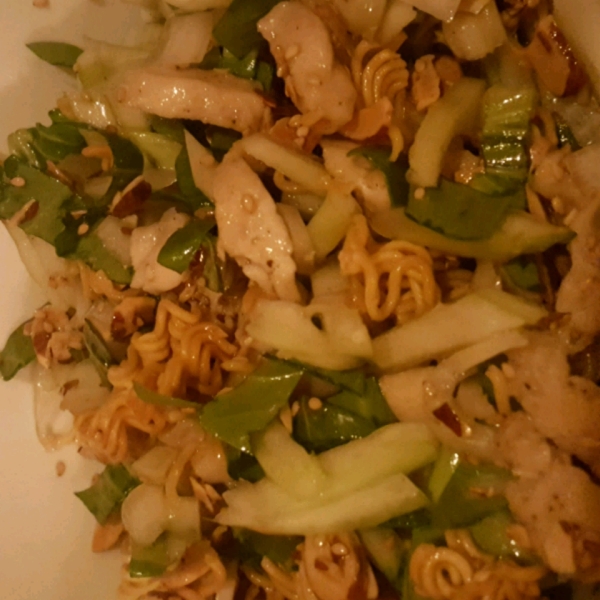 Crunchy Ramen-Bok Choy Salad