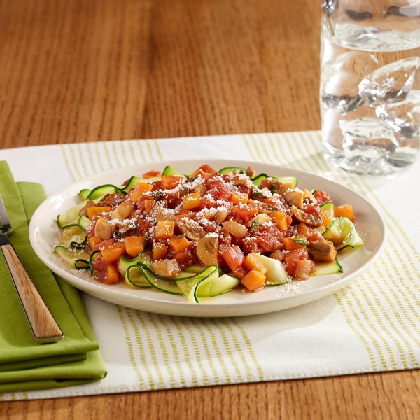 Zucchini Noodles with Mushroom Marinara