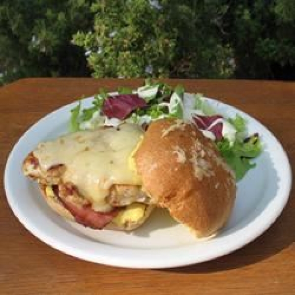 Chicken Cordon Bleu Burgers