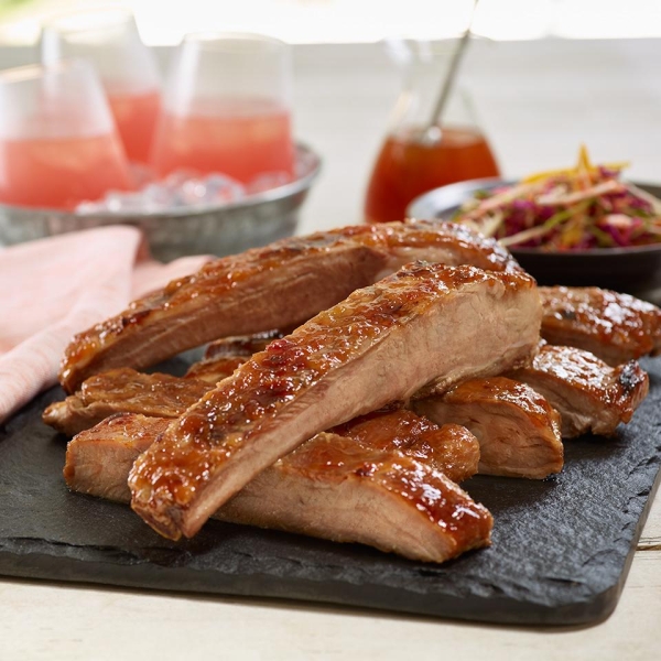 Peach Glazed Ribs