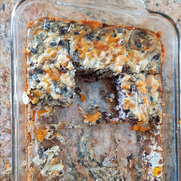 Cheesy Vegetarian Egg Bake