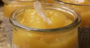 Mango, Coconut, and Chia Seed Pots