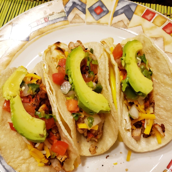 Baja Grilled Chicken Tacos