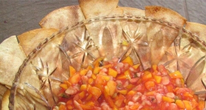 Sweet Salsa and Cinnamon Chips