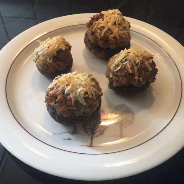 Easy Sausage-Stuffed Mushrooms