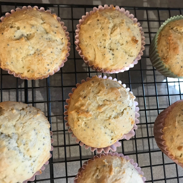 Babs' Lemon Poppy Seed Muffins