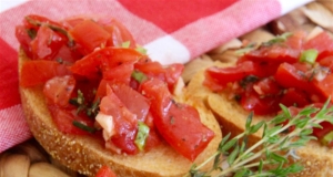 Summer Savory Bruschetta Topping