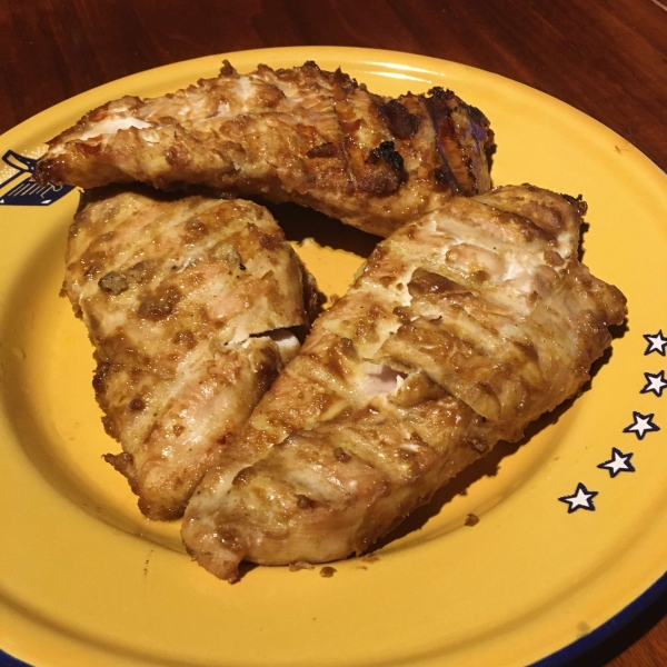 Grilled Peanut Chicken