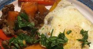 Southwestern Pork Sausage and Sweet Potato Hash