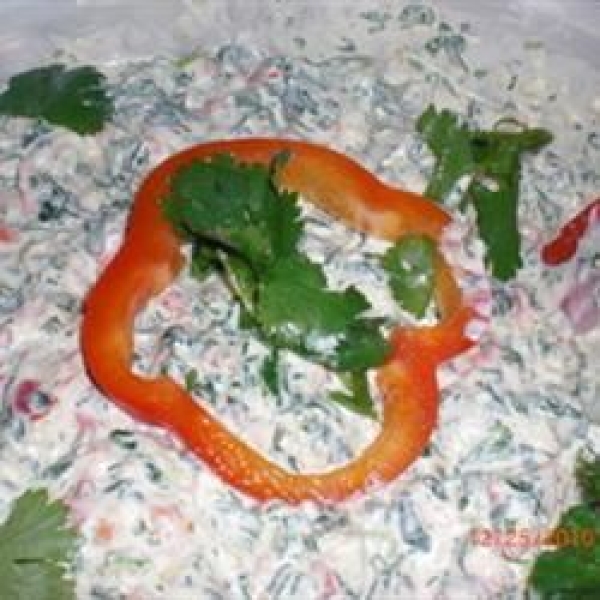 Jicama Spinach Dip