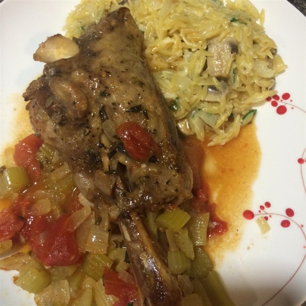 Lamb Osso Buco Slow-Cooked