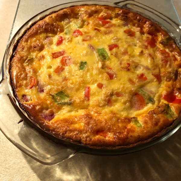 Impossibly Easy Ham and Asparagus Pie