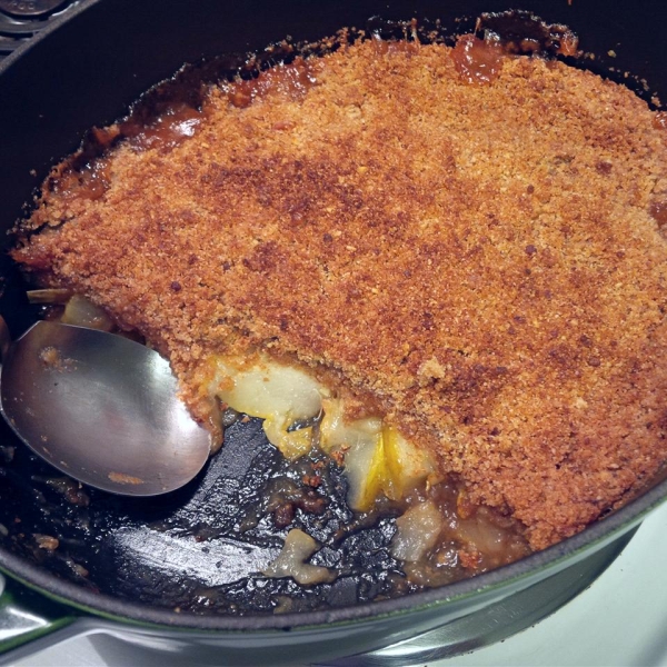 Pear and Cheddar Crisp