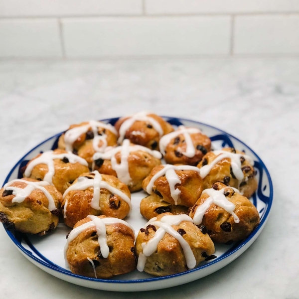 British Hot Cross Buns