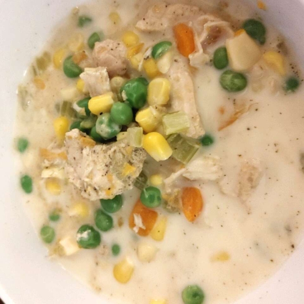 Instant Pot Chicken Pot Pie (Crustless and Gluten Free)